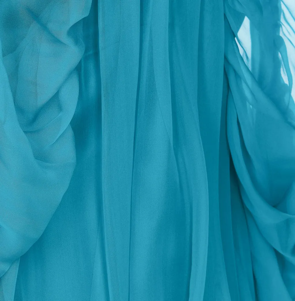 Max Mara V-Neck Tulle Top