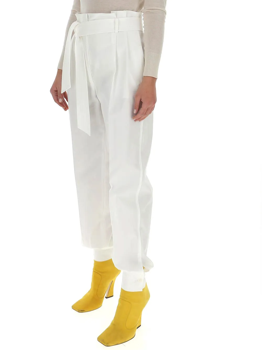 Max Mara Eburnea Belted Trousers