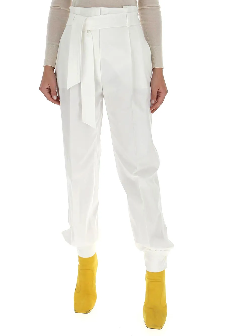 Max Mara Eburnea Belted Trousers