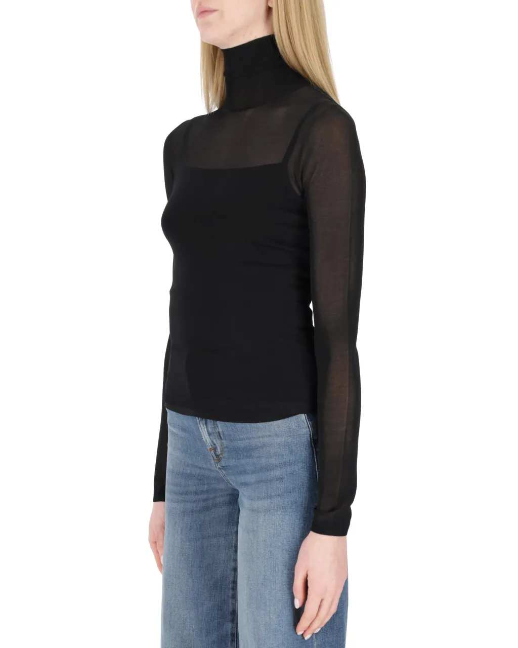 Max Mara High Neck Long-Sleeved Jumper
