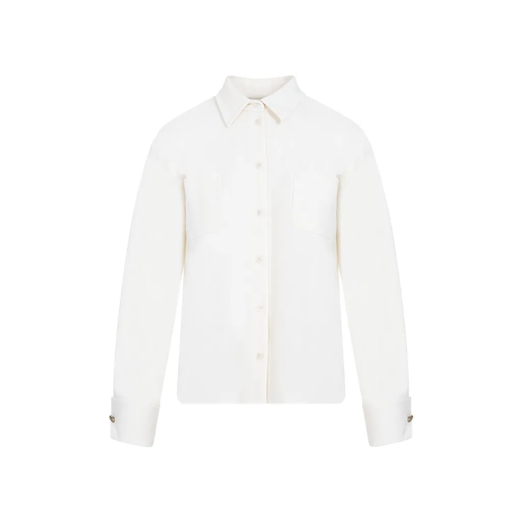 Max Mara Collared Long-Sleeved Shirt