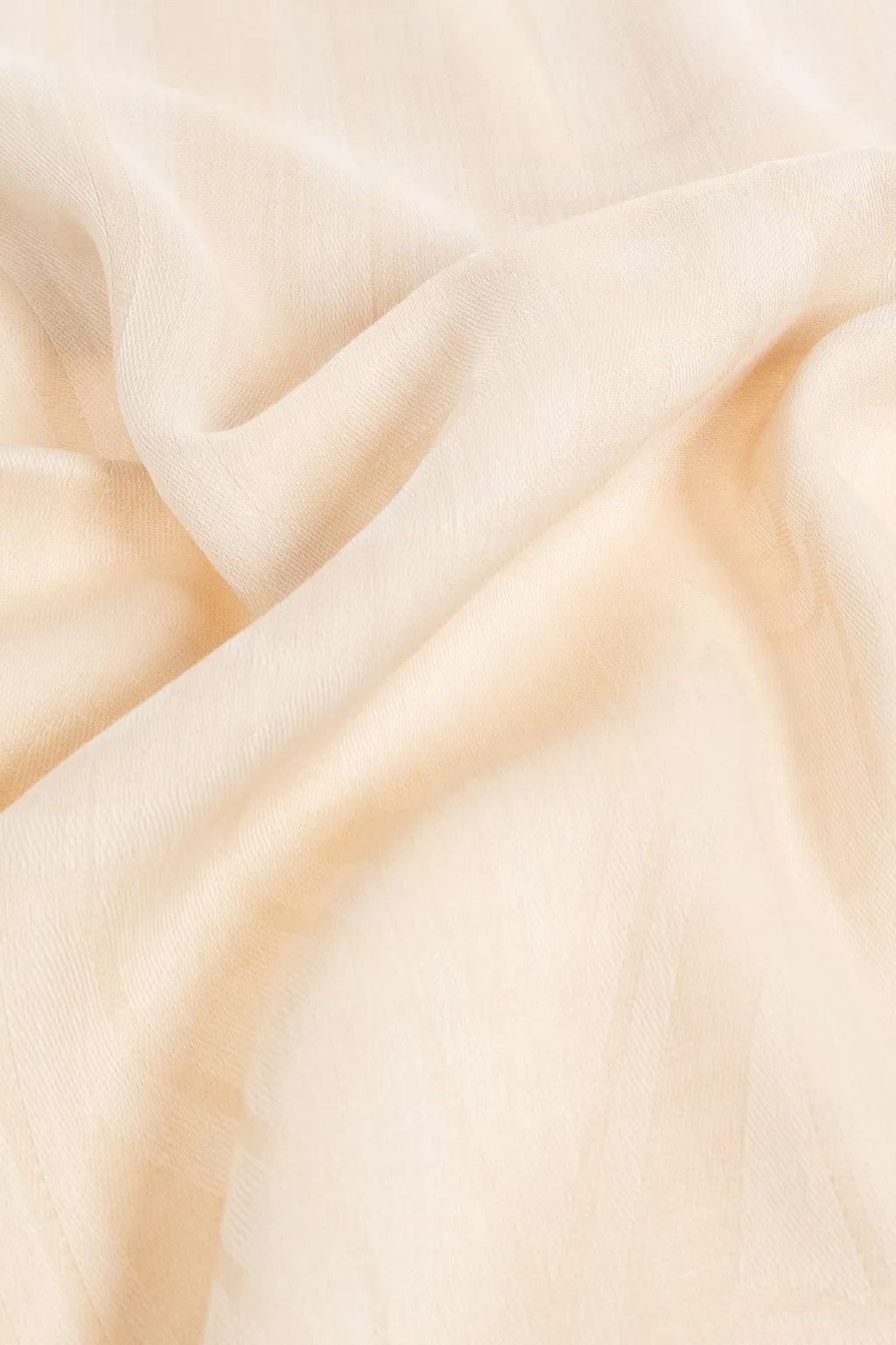 Max Mara Logo Detailed Fringed Edge Scarf
