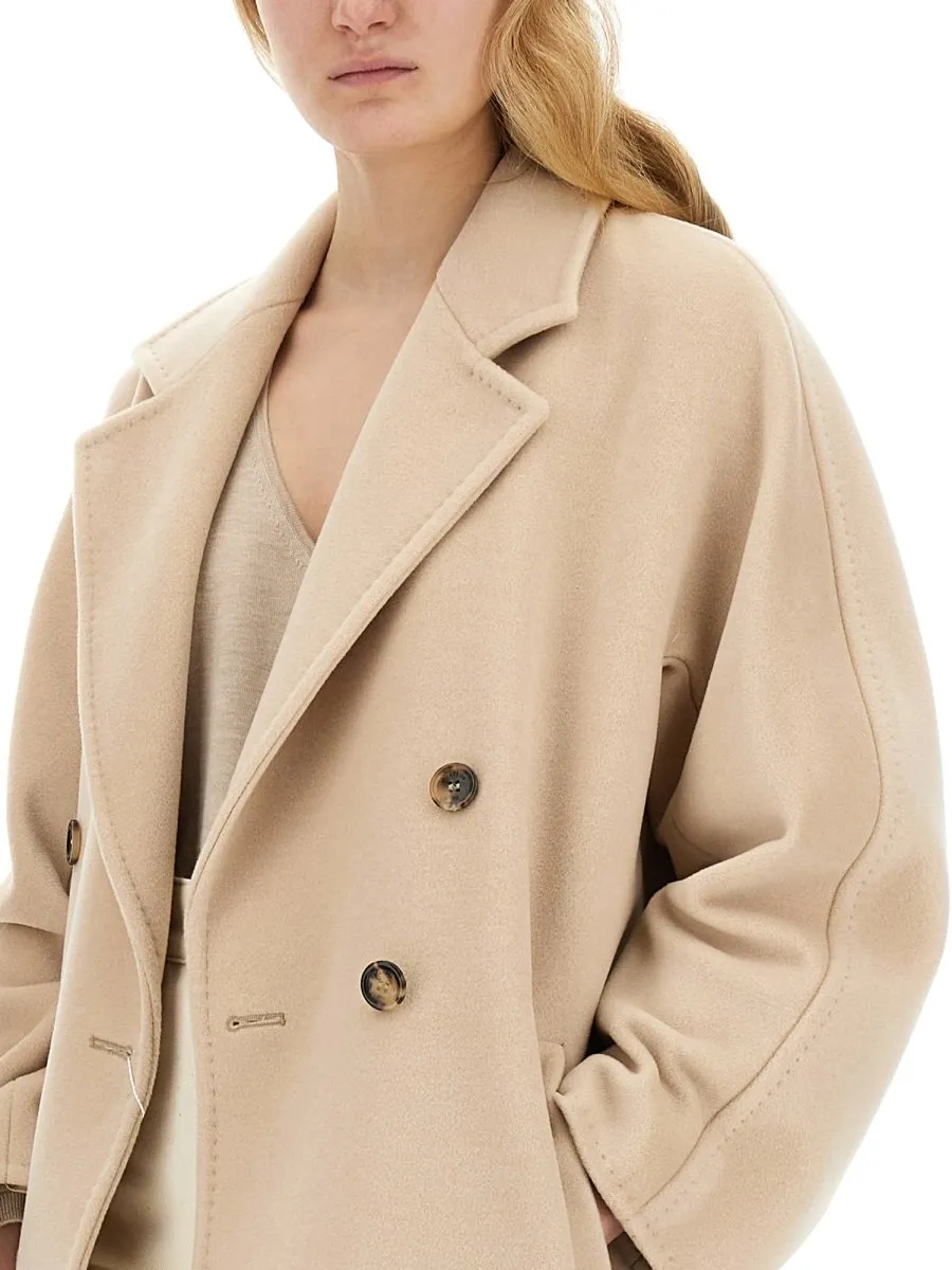 Max Mara Tied-Waist Buttoned Coat