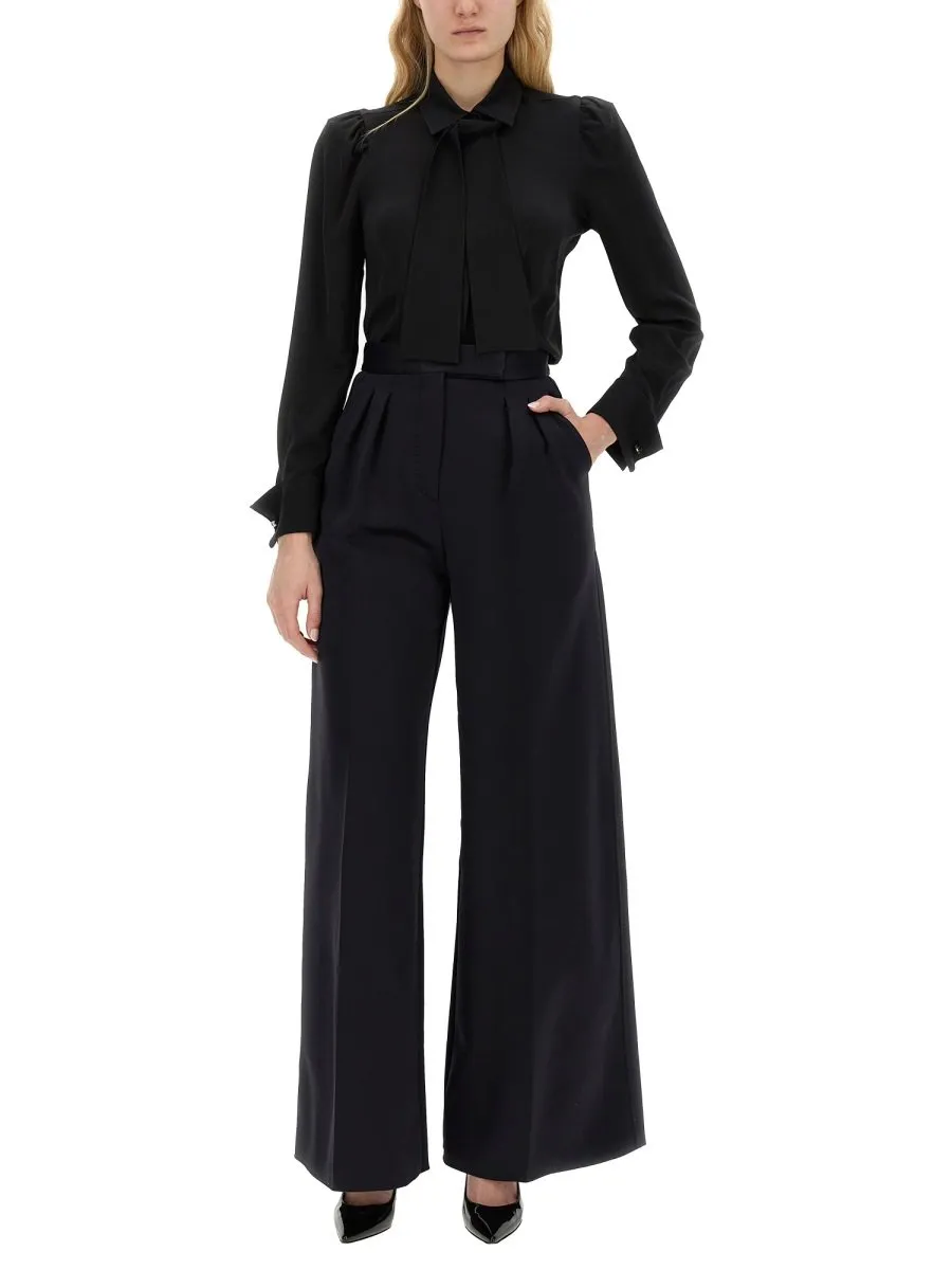 Max Mara Zinnia Pleat Detailed High Waist Pants
