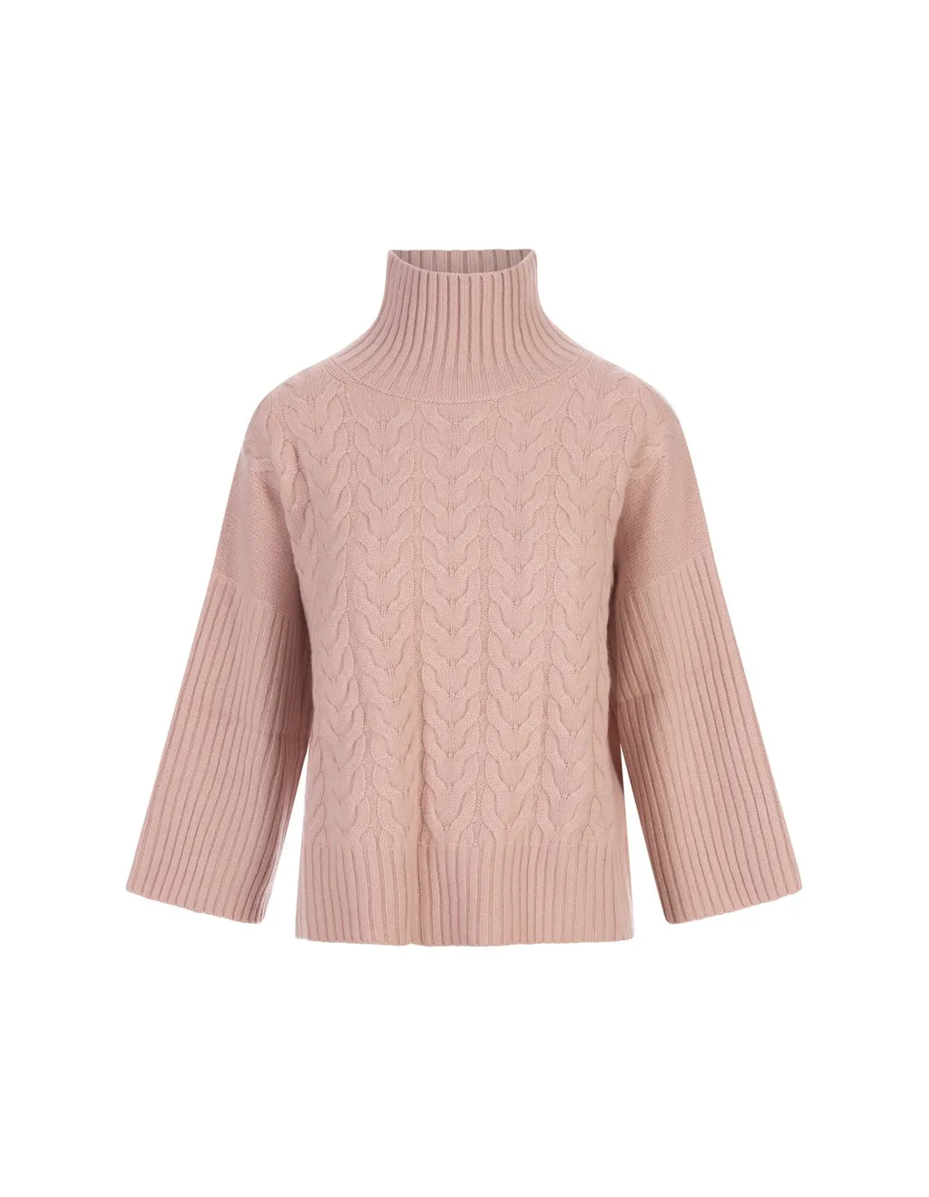 Max Mara Okra Turtleneck Long-Sleeved Jumper