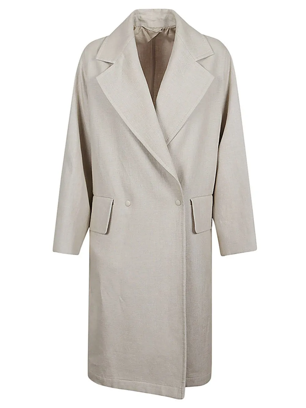 Max Mara Double-Breasted Long-Sleeved Coat