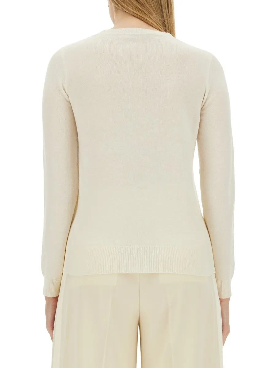 Max Mara Logo Embellished Crewneck Jumper