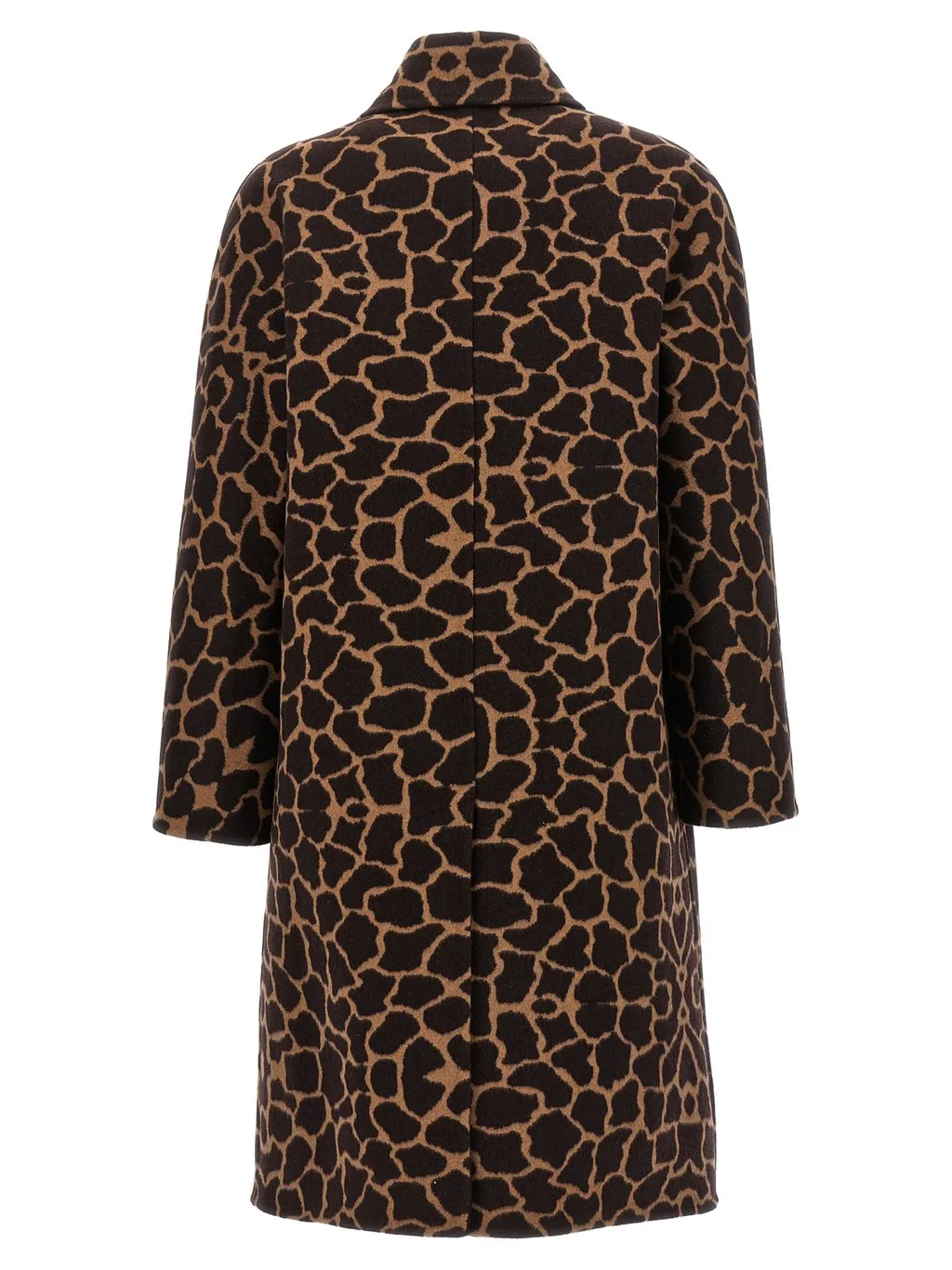 Max Mara All-Over Patterned Long-Sleeved Coat