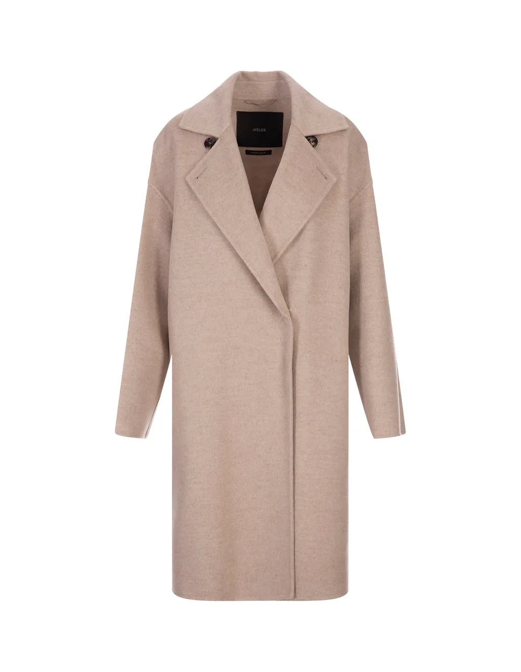 Max Mara Button Detailed Long-Sleeved Coat