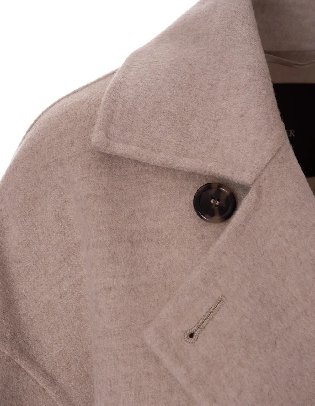 Max Mara Button Detailed Long-Sleeved Coat