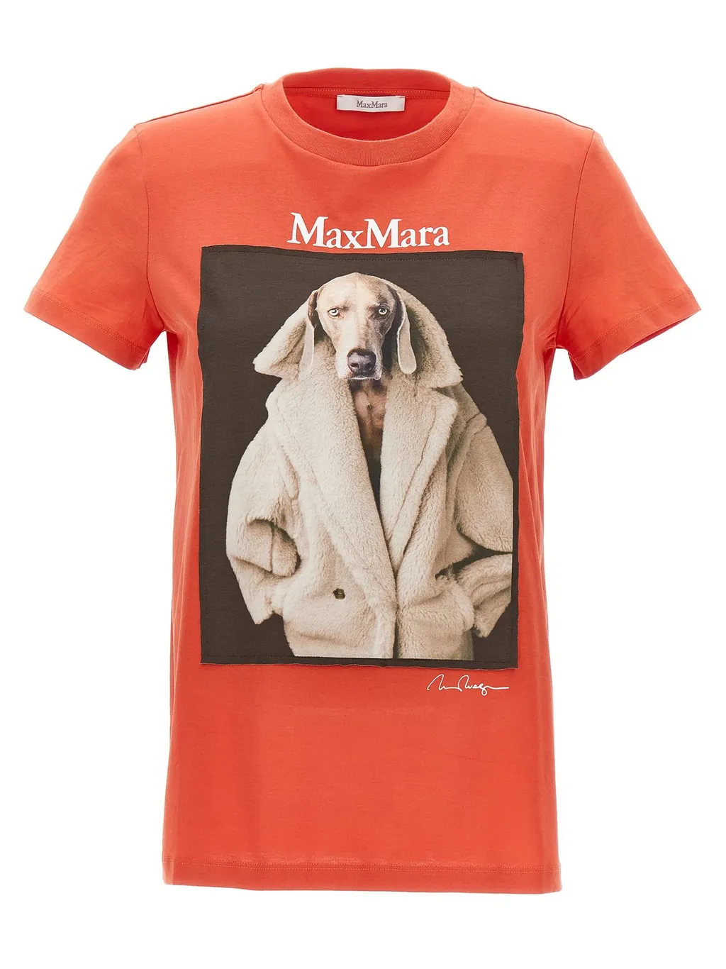Max Mara Valido Photograph Printed Crewneck T-Shirt