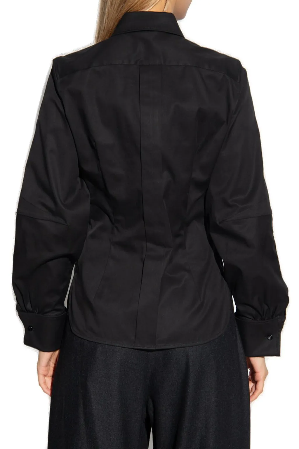 Max Mara Collared Long-Sleeved Shirt
