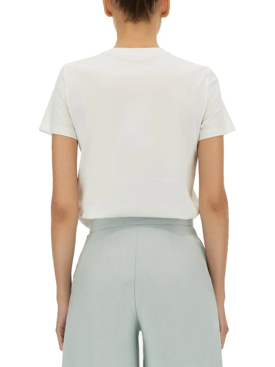 Max Mara Logo Detailed Crewneck T-Shirt