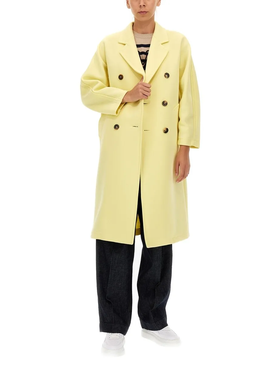 Max Mara Double-Breasted Long-Sleeved Coat
