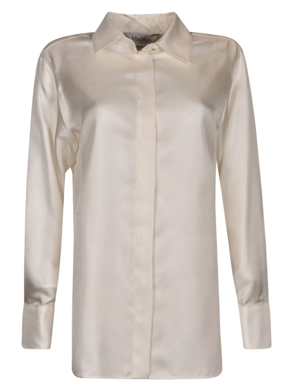 Max Mara Concealed Fastened Twill Shirt
