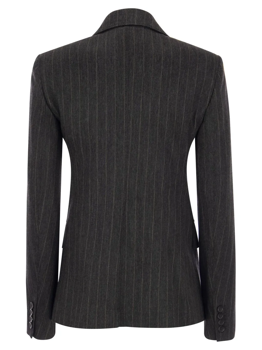 Max Mara Double-Breasted Pinstriped Blazer