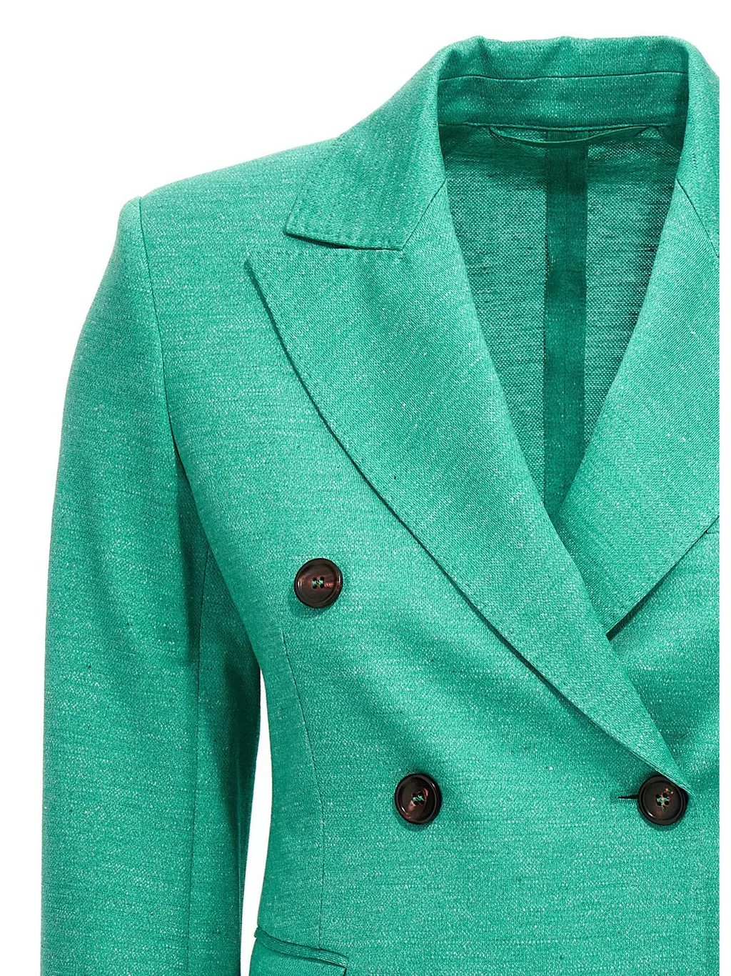 Max Mara Zirlo Double-Breasted Long-Sleeved Jacket