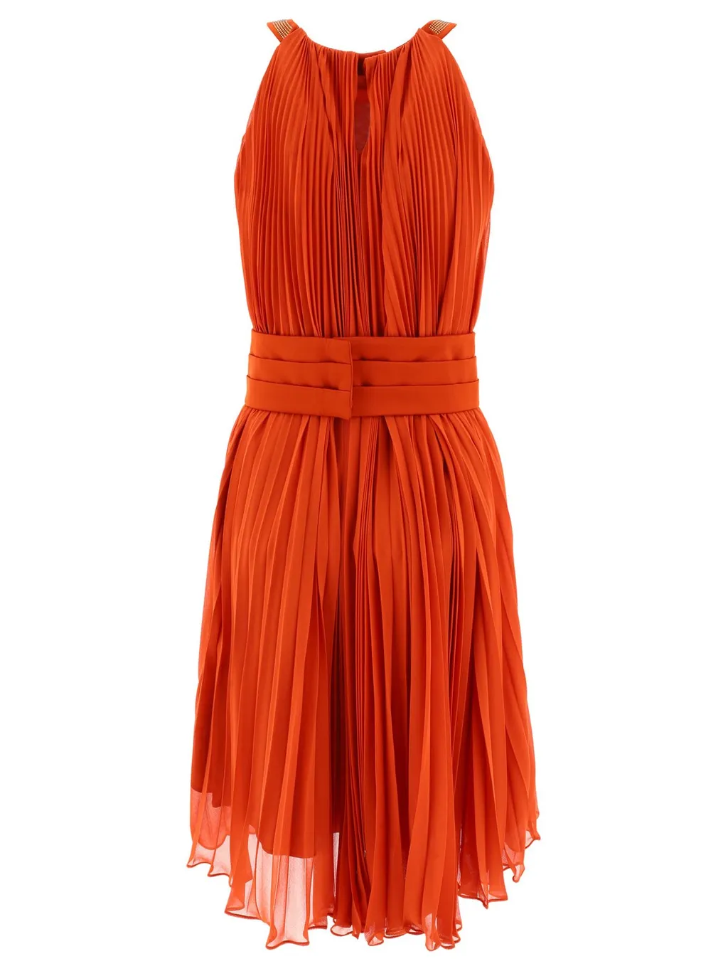 Max Mara Golena Sleeveless Pleated Dress