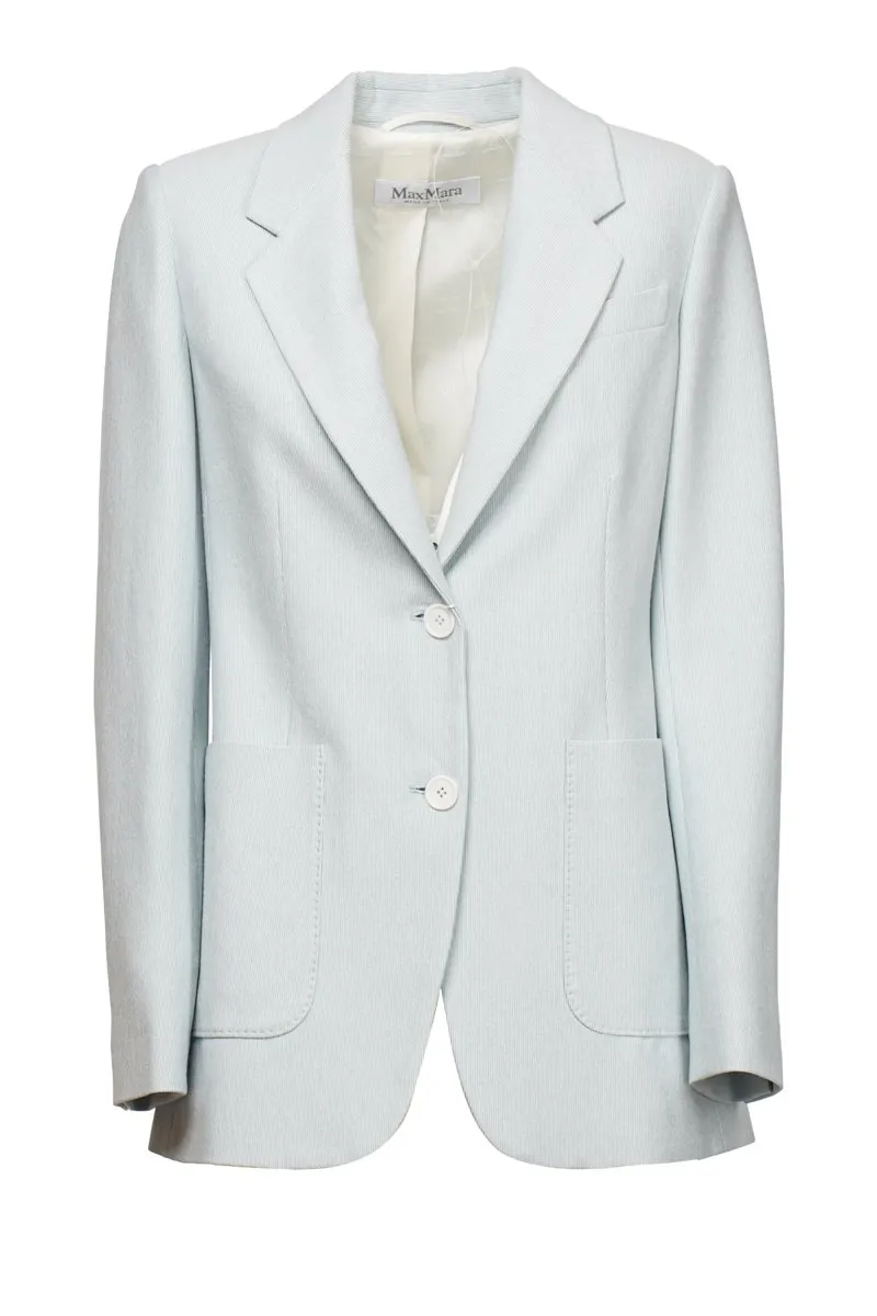 Max Mara Single-Breasted Jersey Blazer