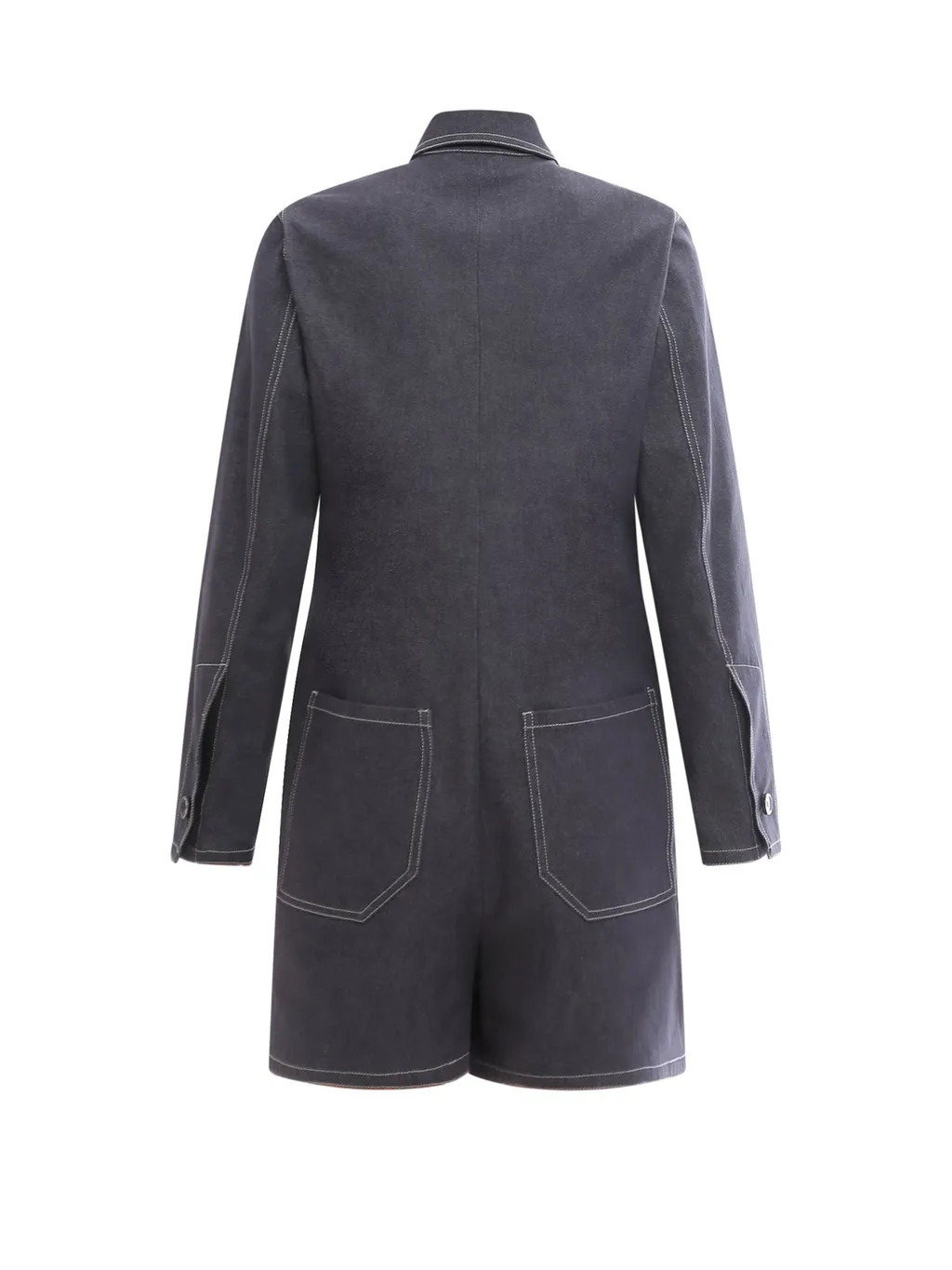 Max Mara Stitched Denim Jumpsuit
