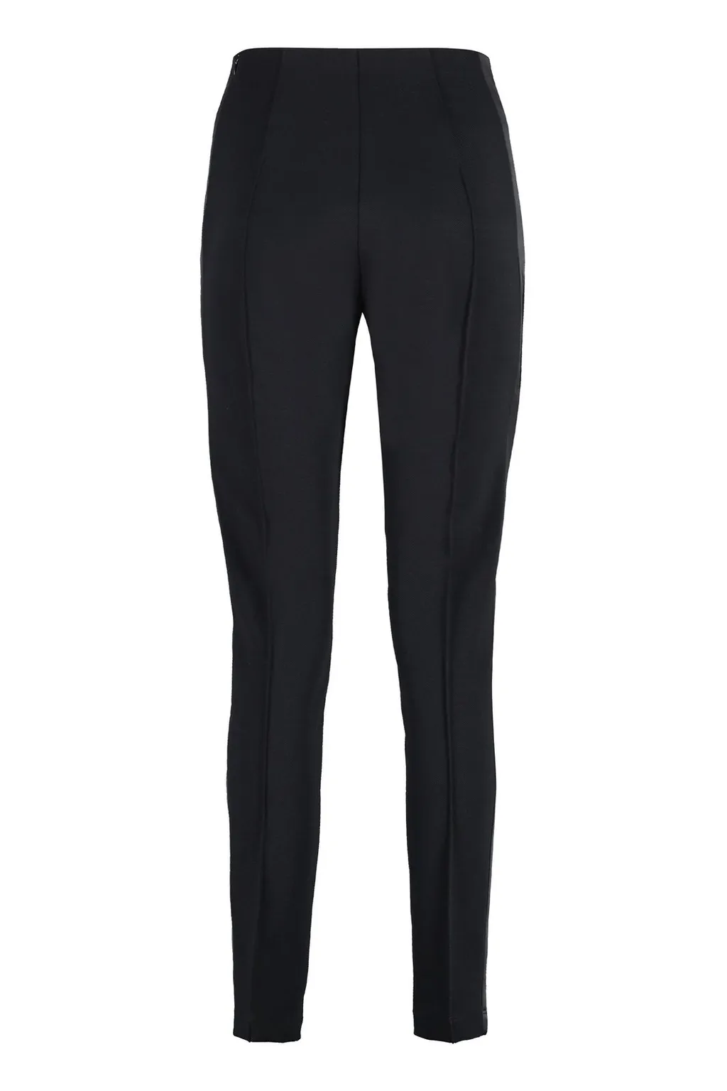 Max Mara Side-Stripe Detailed High Waist Trousers