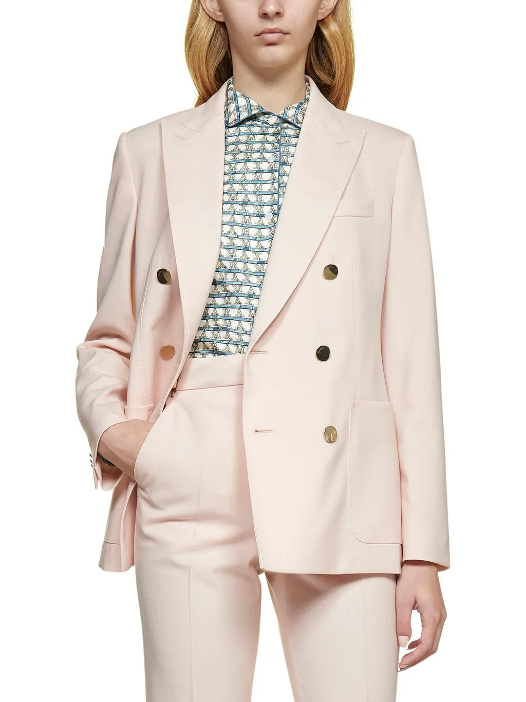 Max Mara Gin Double-Breasted Tailored Blazer