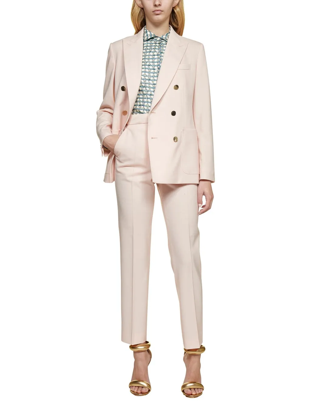 Max Mara Gin Double-Breasted Tailored Blazer