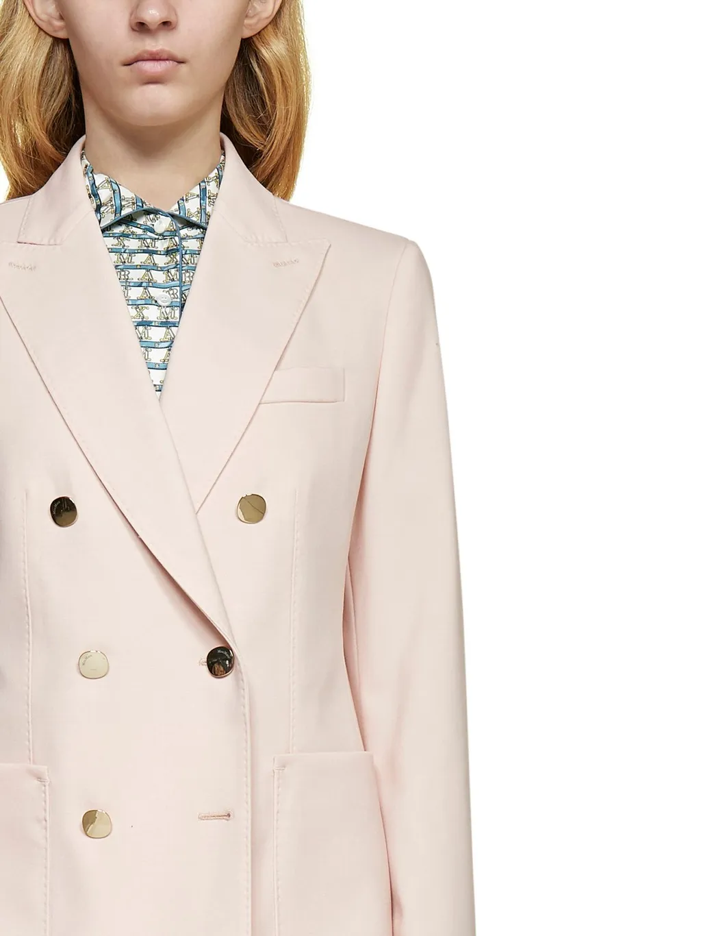 Max Mara Gin Double-Breasted Tailored Blazer