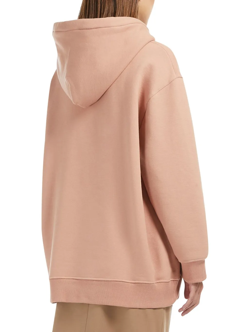 Max Mara Logo Embroidered Drawstring Hoodie