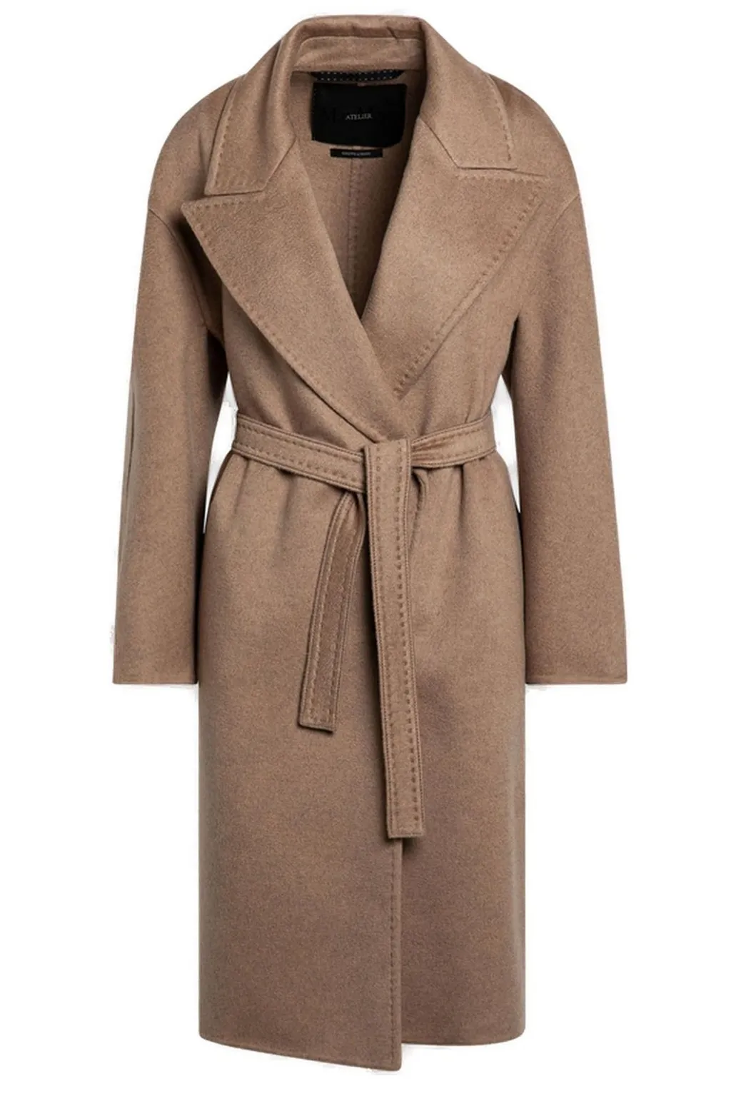 Max Mara Atelier Belted Long-Sleeved Coat