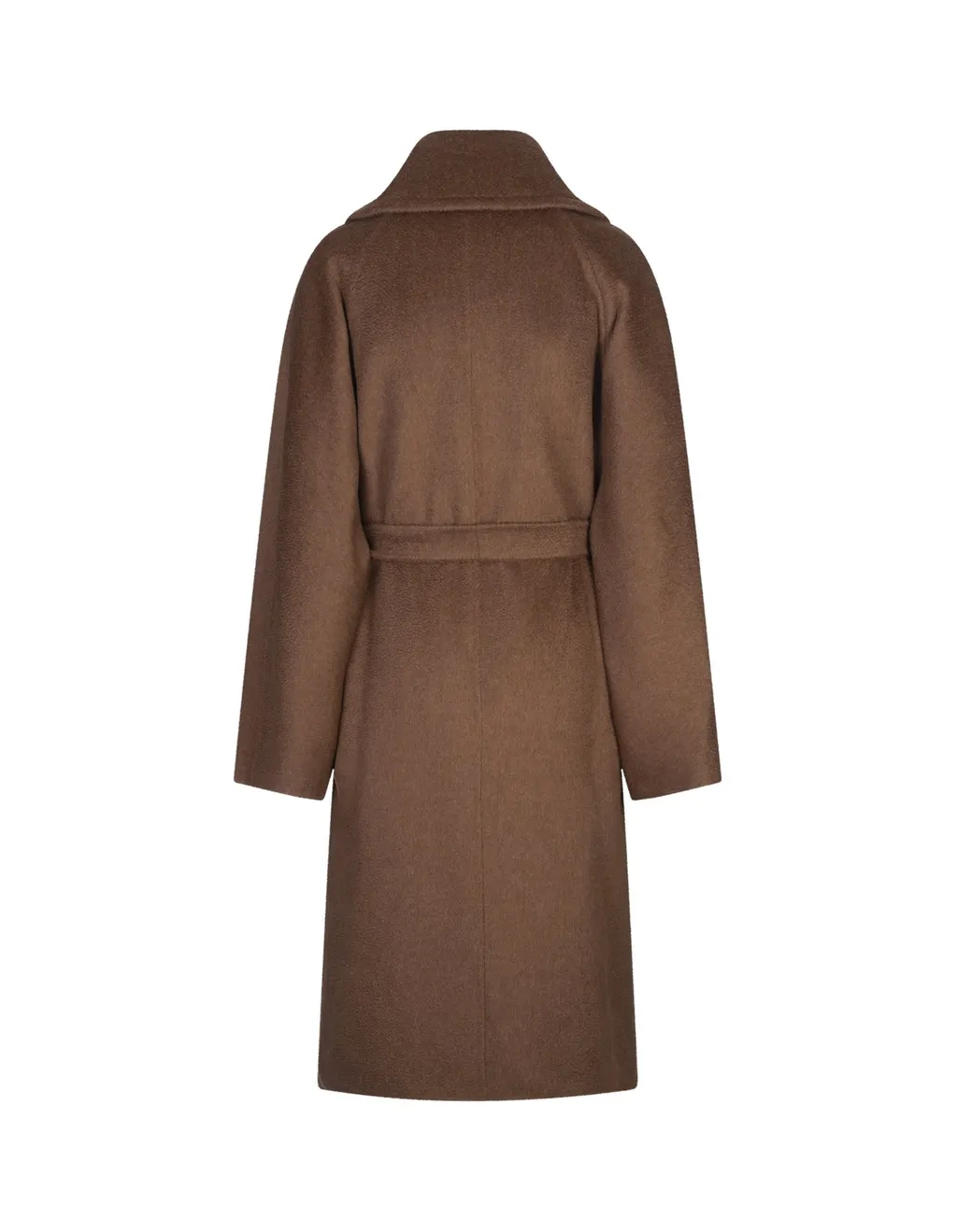 Max Mara Atelier Attuale Belted Long-Sleeved Coat