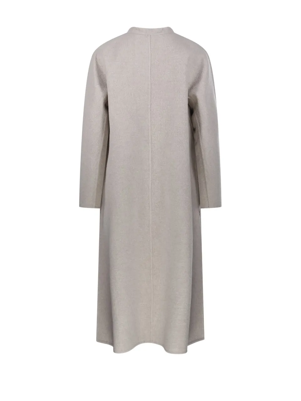 Max Mara Atelier Crewneck Long-Sleeved Coat