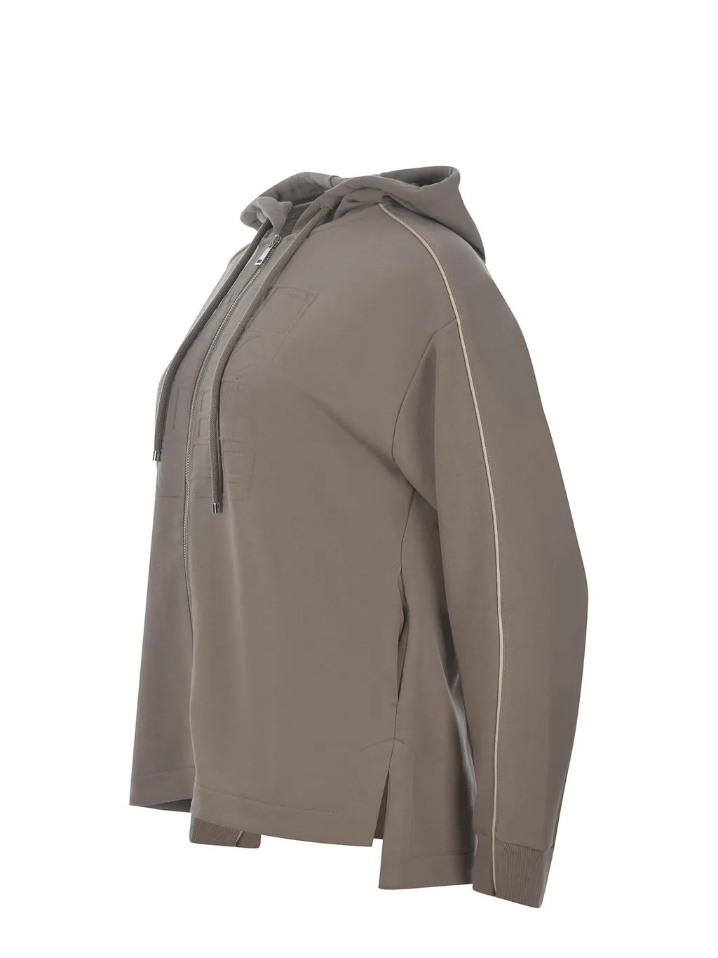 Max Mara Leisure Albore Zip-Up Drawstring Hoodie