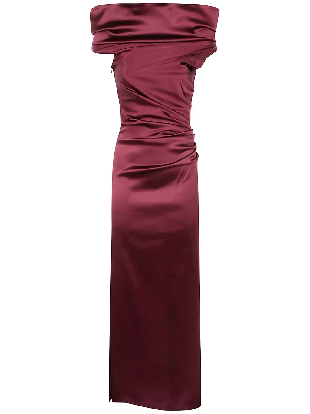 Max Mara Pianoforte Opaco Off-Shoulder Dress