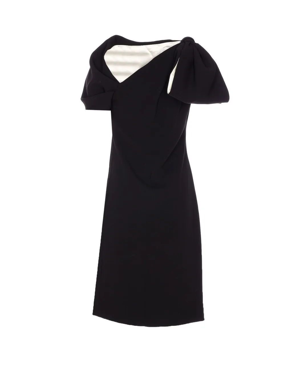 Max Mara Pianoforte Baldi Bow Detailed Mini Dress