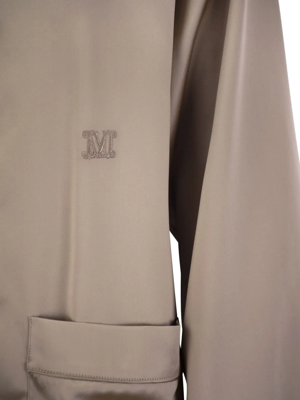 Max Mara Pianoforte Logo Embroidered Pyjama Shirt