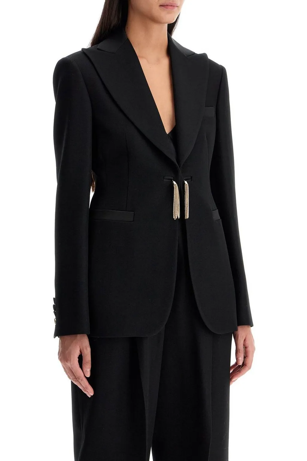 Max Mara Pianoforte Boemia Tassel Detailed Blazer