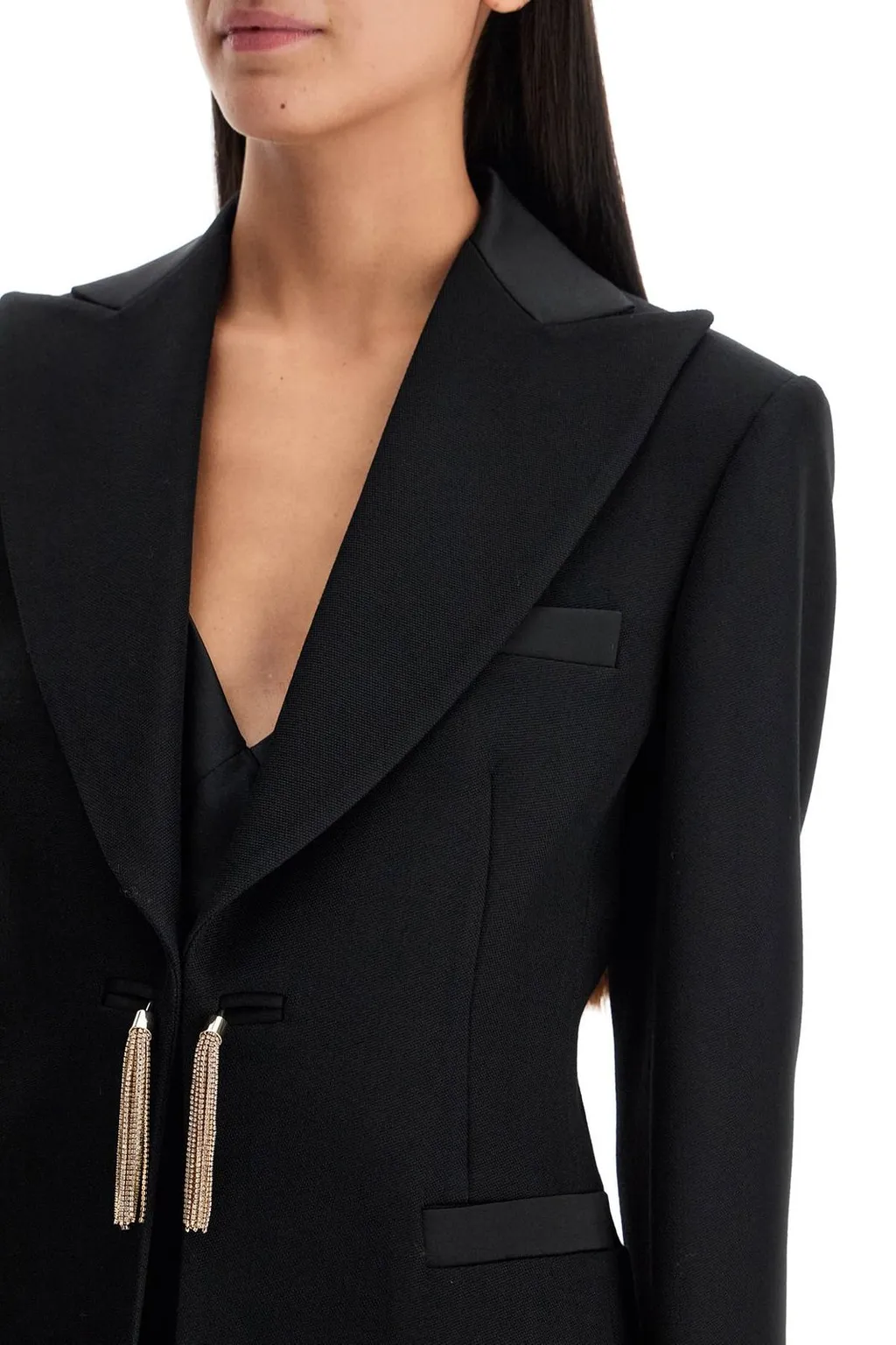 Max Mara Pianoforte Boemia Tassel Detailed Blazer