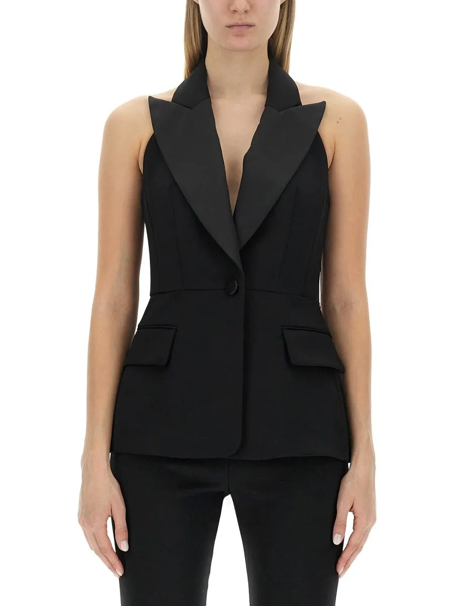 Max Mara Pianoforte V-Neck Sleeveless Gilet