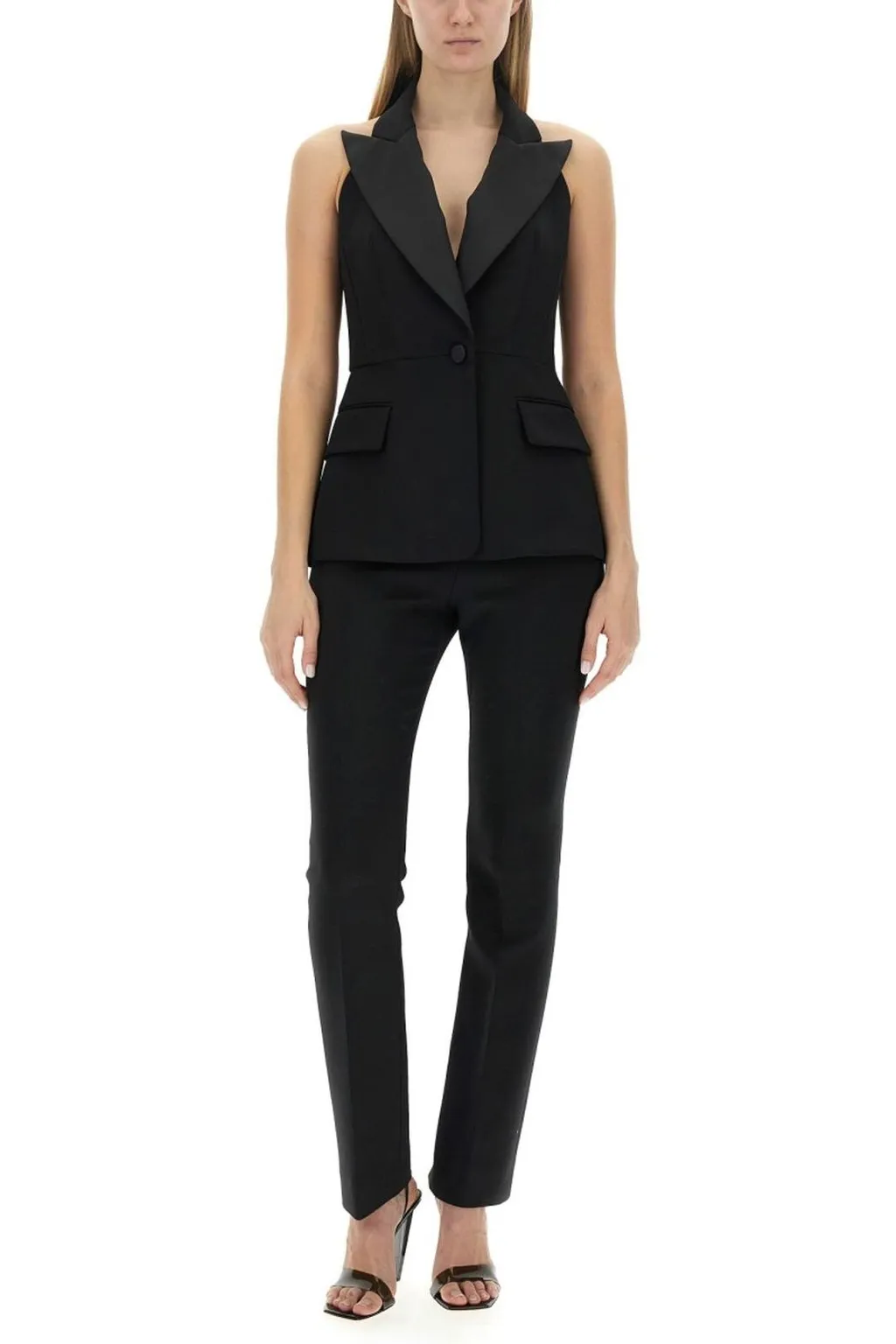 Max Mara Pianoforte V-Neck Sleeveless Gilet