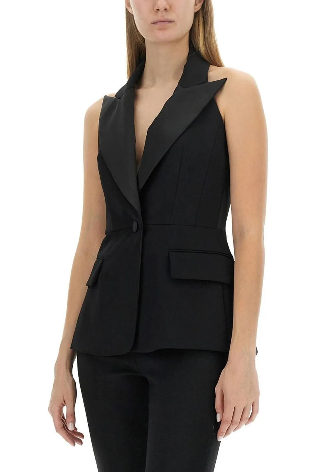 Max Mara Pianoforte V-Neck Sleeveless Gilet