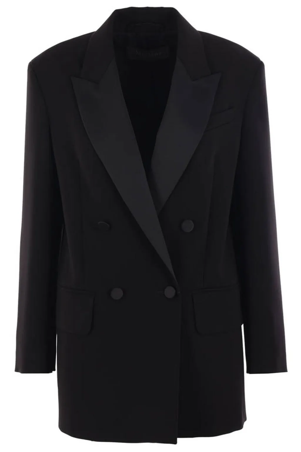 Max Mara Pianoforte Double-Breasted Long-Sleeved Jacket