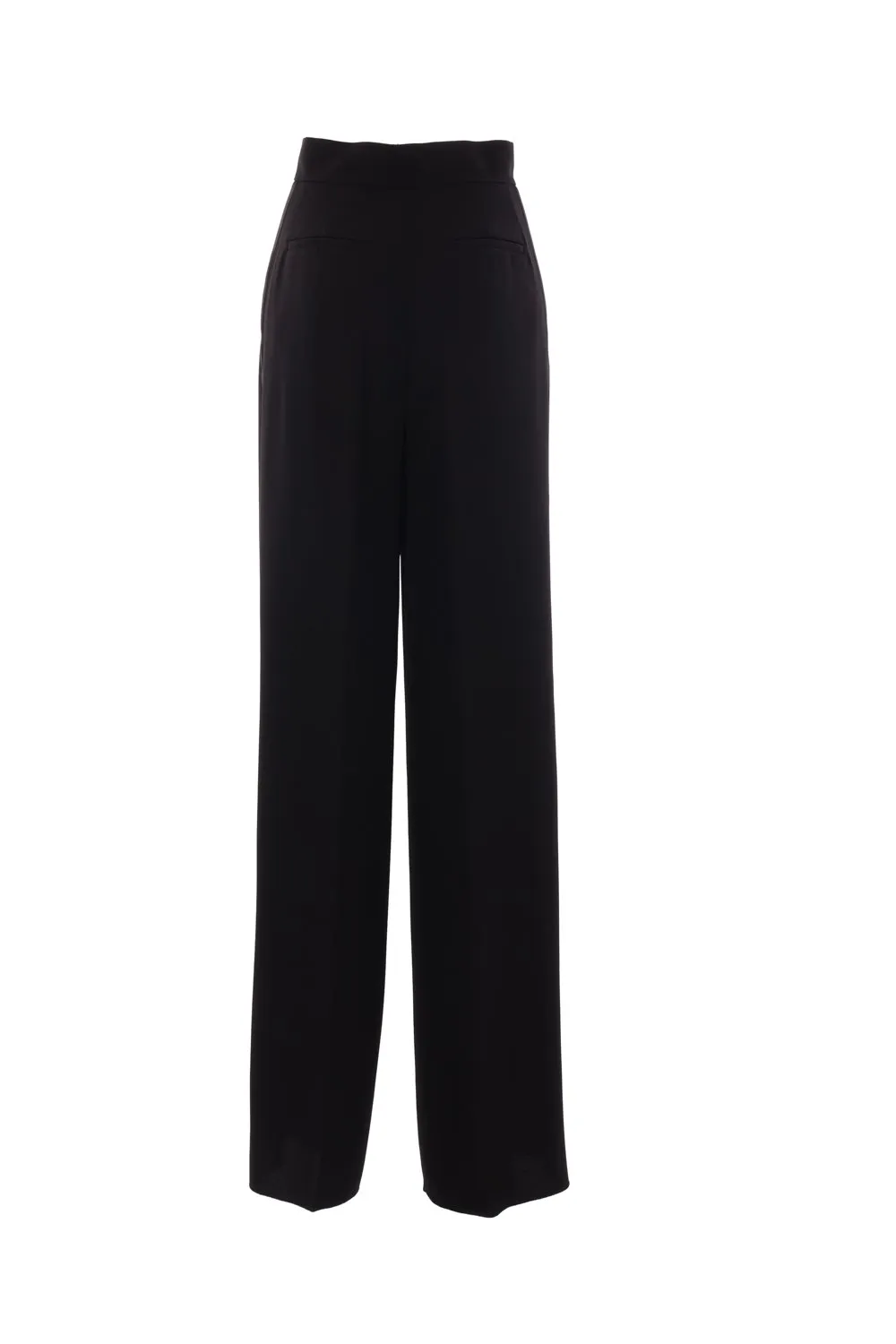 Max Mara Pianoforte Pleat Detailed Straight Leg Trousers