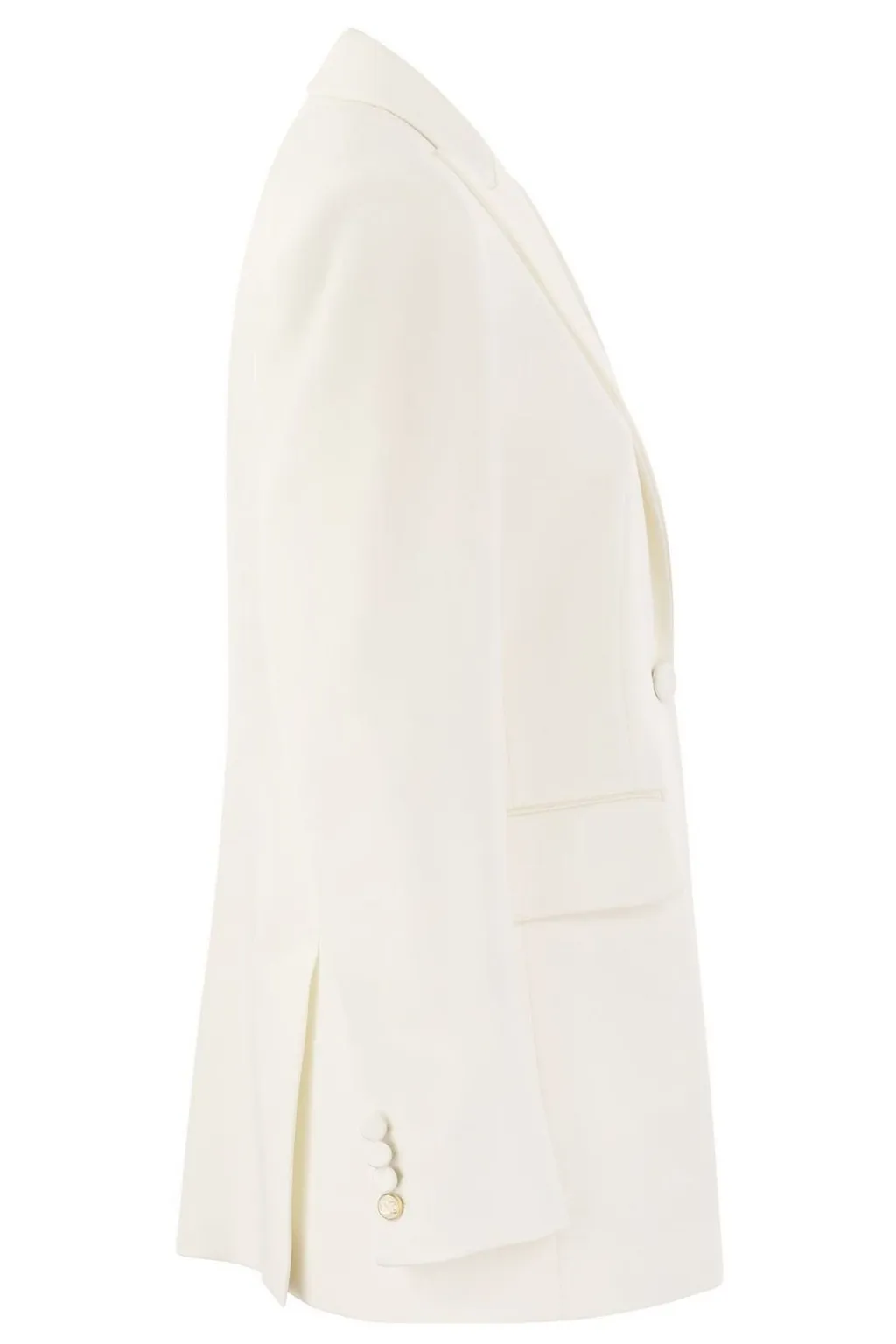 Max Mara Pianoforte Single-Breasted Long-Sleeved Jacket