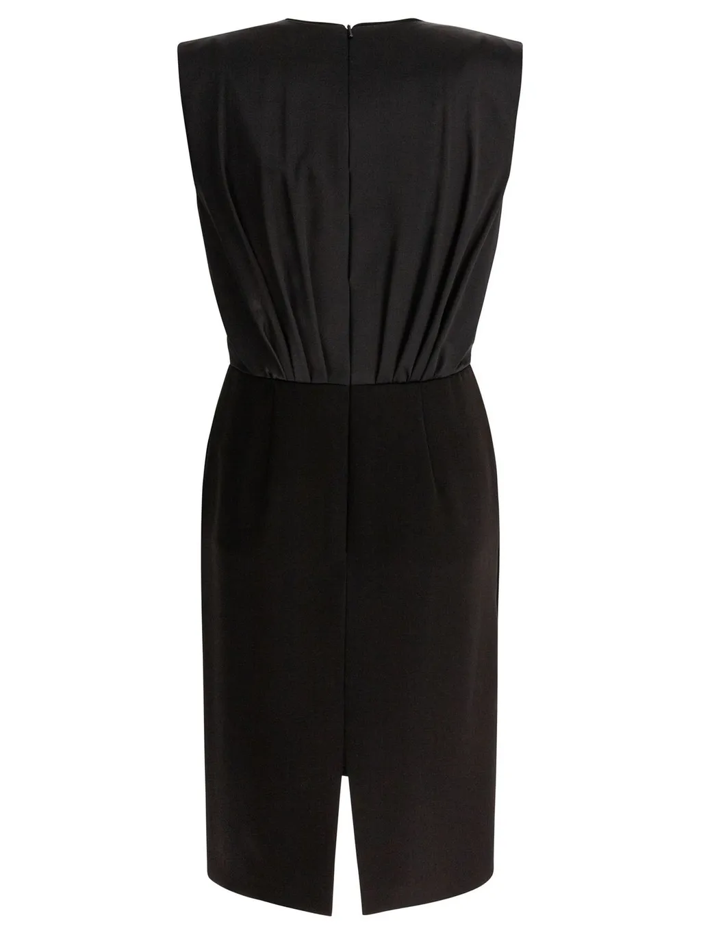 Max Mara Pianoforte V-Neck Sleeveless Dress