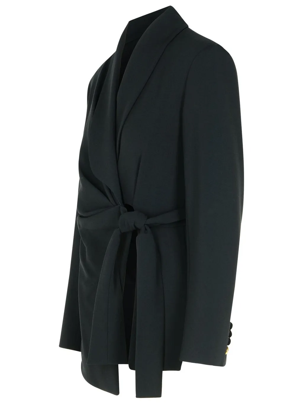 Max Mara Pianoforte Wrap Long-Sleeved Jacket