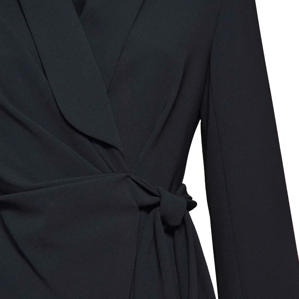Max Mara Pianoforte Wrap Long-Sleeved Jacket