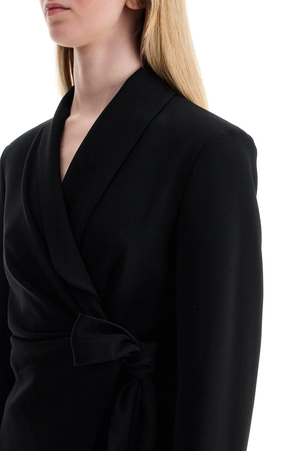 Max Mara Pianoforte Wrap Long-Sleeved Jacket