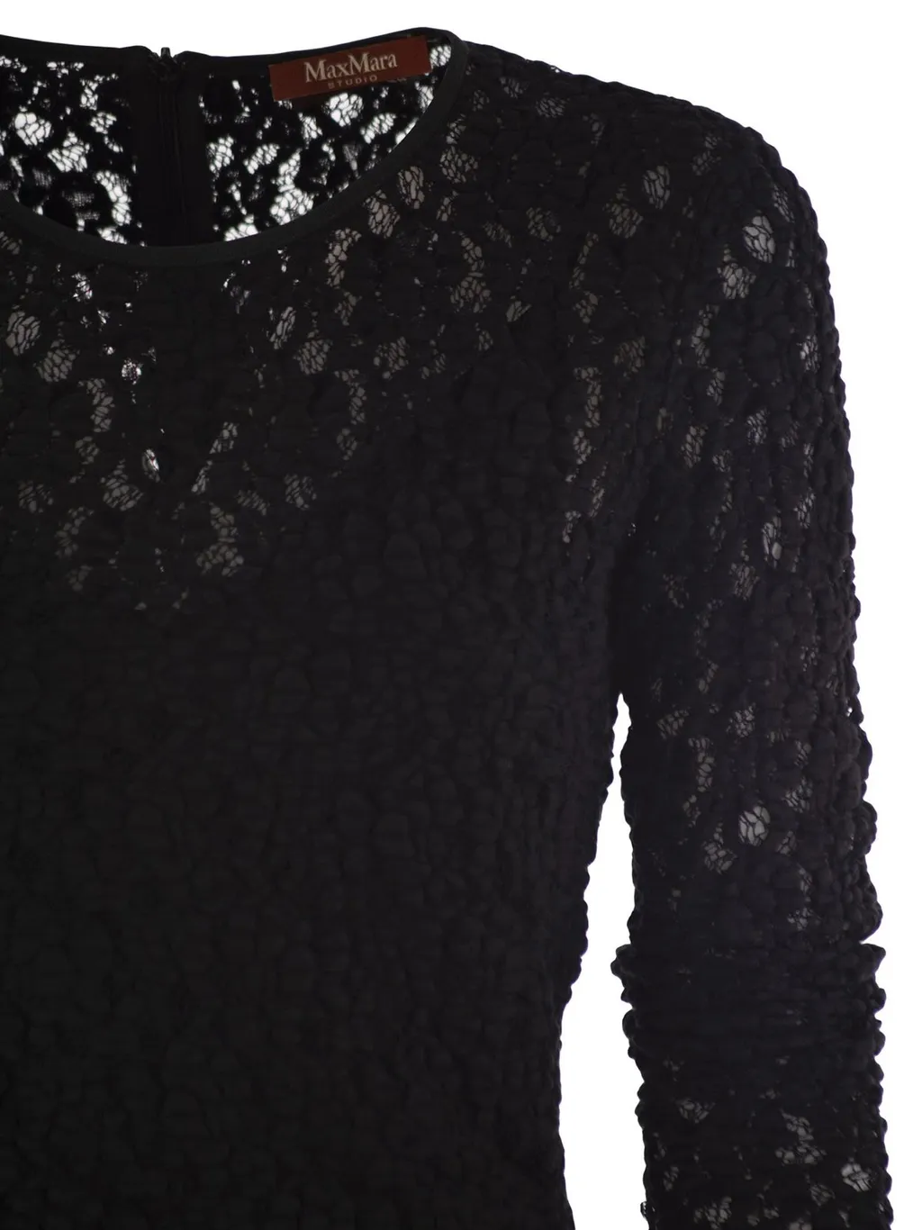 Max Mara Studio Sarta Lace Crewneck Dress