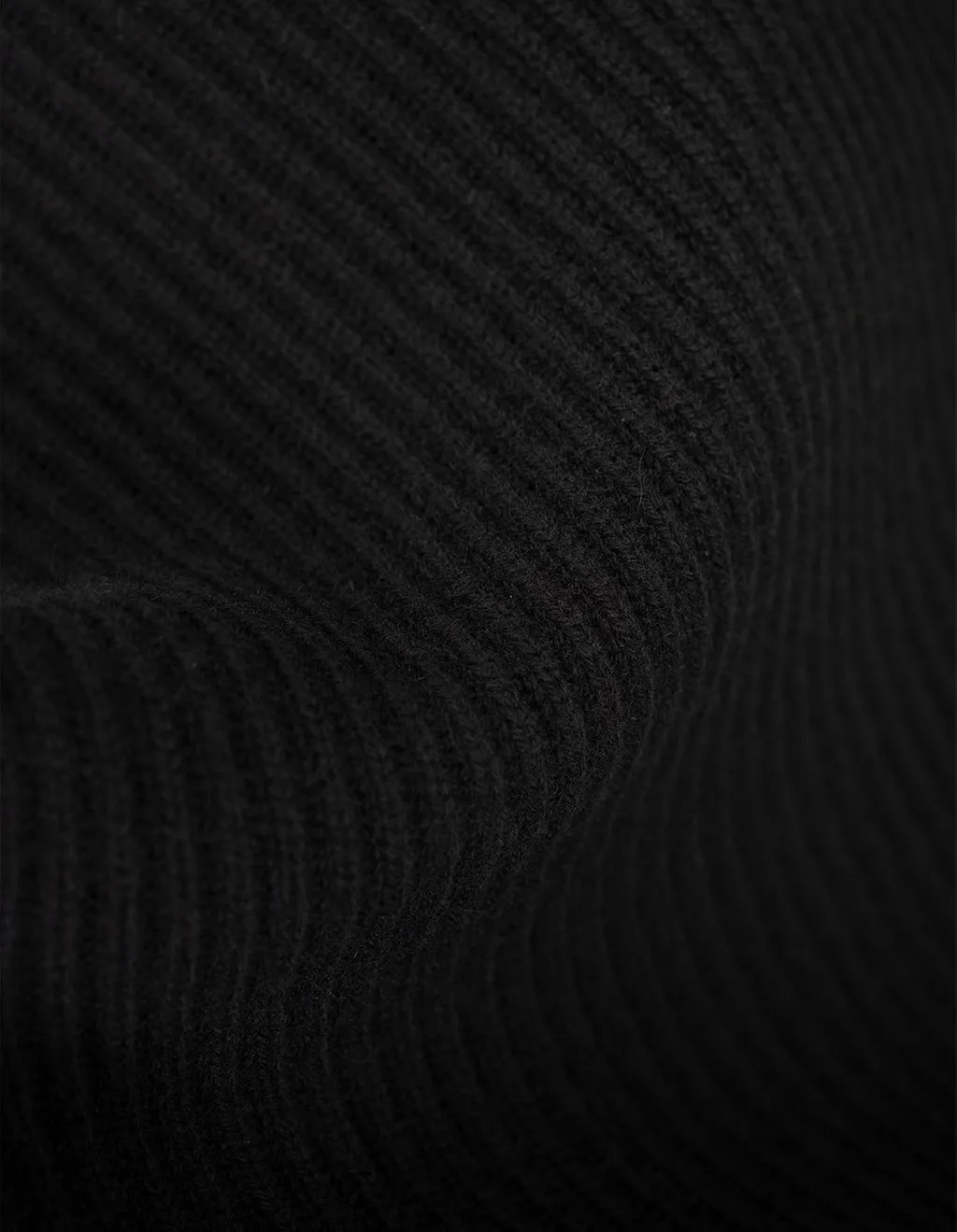 Max Mara Studio Mock Neck Ribbed Jumper